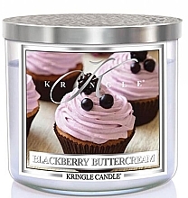 Fragrances, Perfumes, Cosmetics Scented Candle in Glass - Kringle Candle Blackberry Buttercream