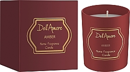 Fragrances, Perfumes, Cosmetics Dell Amore Amber - Scented Candle