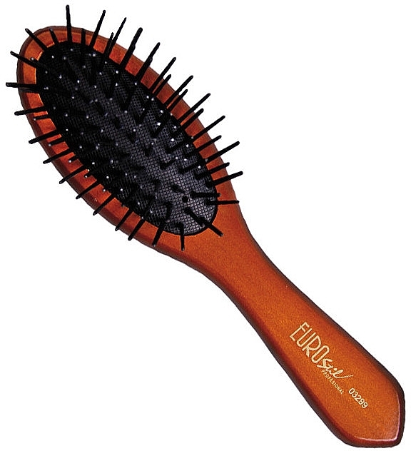 Wooden Hair Brush, 03299, oval - Eurostil — photo N1