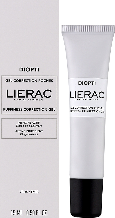 Anti-Puffiness Under Eye Gel - Lierac Diopti Puffiness Correction Gel — photo N2