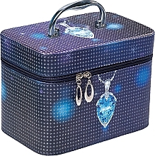 Jewerly Winter Makeup Bag, M, 96853, dark blue - Top Choice — photo N5