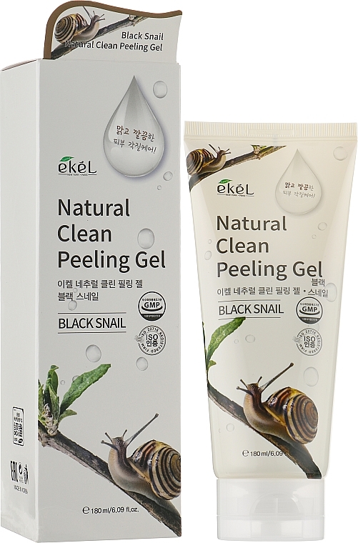Face Peeling Gel "Snail Mucin" - Ekel Peeling Gel Black Snail — photo N2