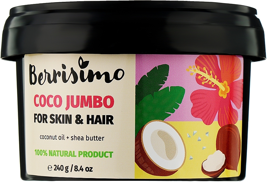 Skin & Hair Oil - Beauty Jar Berrisimo Coco Jumbo For Skin & Hair — photo N1