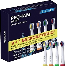 Kids Electric Toothbrush Heads, white - Pecham — photo N2