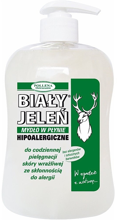 Hypoallergenic Liquid Soap - Bialy Jelen Hypoallergenic Soap — photo N3