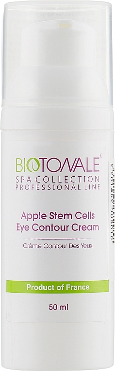 Eye Cream with Apple Stem Cells - Biotonale Apple Stem Cells Eye Contour Cream (dispenser)  — photo N1