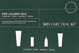 Pine Needle Extract Kit - Round Lab Pine Calming Cica Trial Kit (foam/30ml + toner/20ml + serum/10ml + cr/20ml) — photo N1