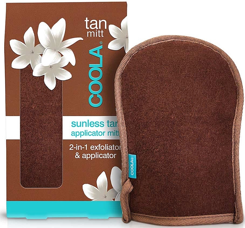 2-in-1 Applicator Mitt - Coola Organic Sunless Tan Sculpting Mousse — photo N1