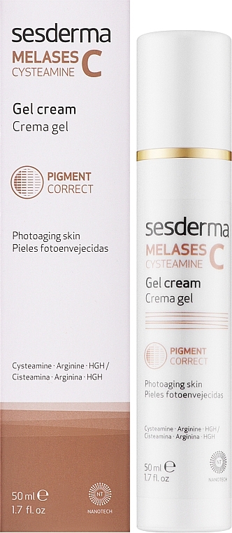Anti-Hyperpigmentation Cream Gel - Sesderma Melases C Cysteamine Crema Gel — photo N19