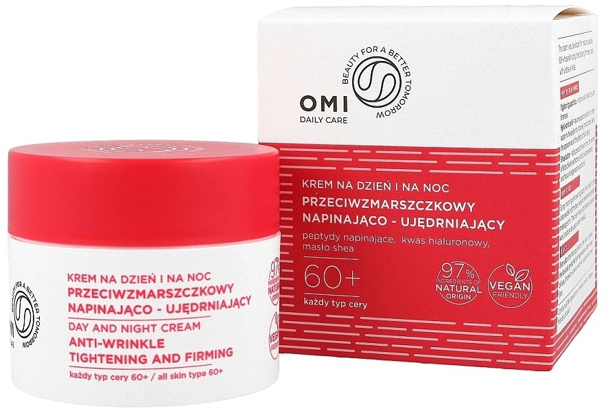 Day/Night Anti-Wrinkle Cream 60+ - Allvernum Omi Daily Care Anti-Wrinkle Tightening And Firming Day And Night Cream — photo N1