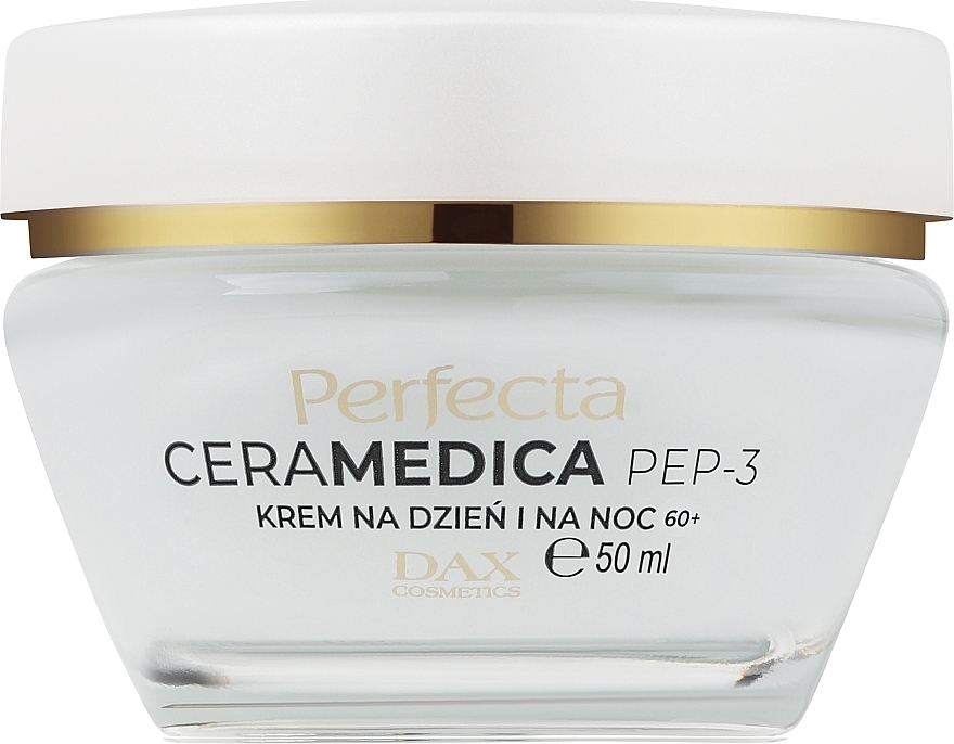Day & Night Anti-Wrinkle Cream 60+ - Perfecta Ceramedica Pep-3 Lifting Anti-Aging Face Cream 60+ — photo N1