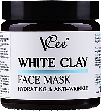 White Clay Face Mask - VCee White Clay Face Mask Hidrating&Anti-Wrinkle — photo N1