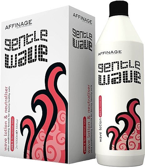 Perm Neutralizer - Affinage Gentle Wave Twin Pack Perm + Fix Normal  — photo N1