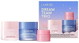 Set - Laneige Dream Team Trio Set (f/mask/2x25ml+lip/mask/3g) — photo N1