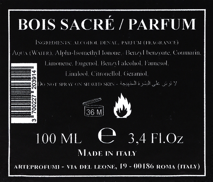 Arte Profumi Bois Sacre - Perfume — photo N3