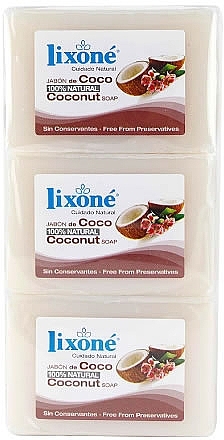 Set - Lixon Coconut Soap Dry Skin — photo N1