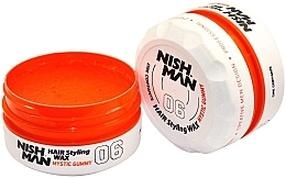 Hair Styling Wax - Nishman Hair Styling Wax 06 Mystic Gummy — photo N14