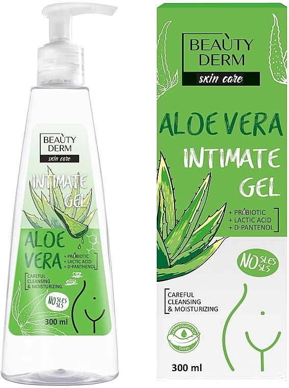 Intimate Wash Gel - Beauty Derm Scin Care Intimate Gel Aloe Vera — photo N3