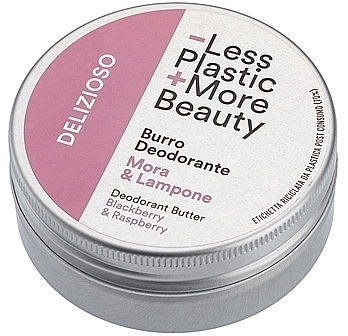 Blackberry & Raspberry Natural Deodorant - Sapone Di Un Tempo Deodorant Butter Delicious Blackberry & Raspberry — photo N1