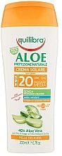 Fragrances, Perfumes, Cosmetics Sun Cream - Equilibra Aloe Sun Cream SPF 20