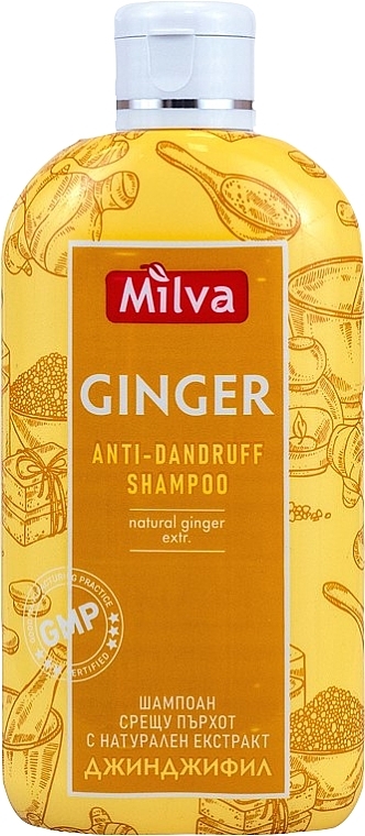 Anti-Dandruff Ginger Shampoo - Milva Ginger Anti-Dundruff Shampoo — photo N4