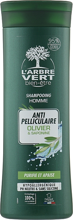 Anti-Dandruff Men's Shampoo - L'Arbre Vert Anti-Dandruff Shampoo for Men — photo N1