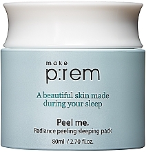 PHA Night Cream Mask - Make P rem Radiance Peeling Sleeping Pack — photo N1