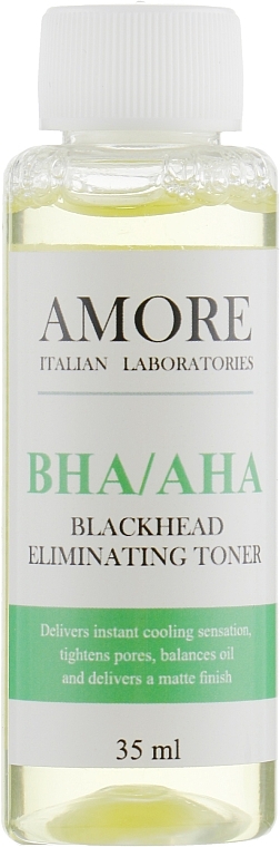 Concentrated Anti Blackhead & Acne Acid Tonic - Amore Bha/Aha Blackhead Eliminating Toner — photo N1