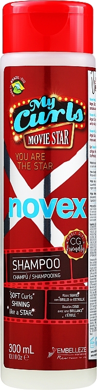 Sulfate-Free Shampoo for Curly Hair - Novex My Curls Movie Star Shampoo — photo N1