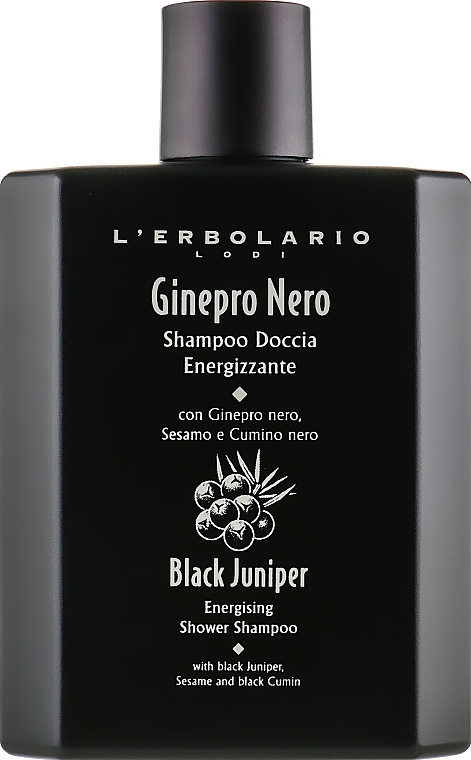 Shampoo & Shower Gel 'Black Juniper' - L'Erbolario Black Juniper Energising Shower Shampoo — photo N2
