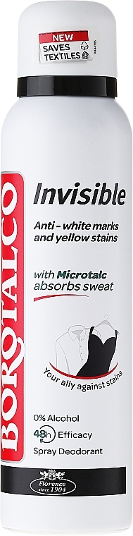 Deodorant Spray - Borotalco Invisible Deo Spray — photo N1