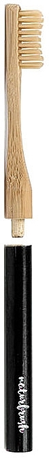 Bamboo Toothbrush Handle, black - NaturBrush Headless — photo N1