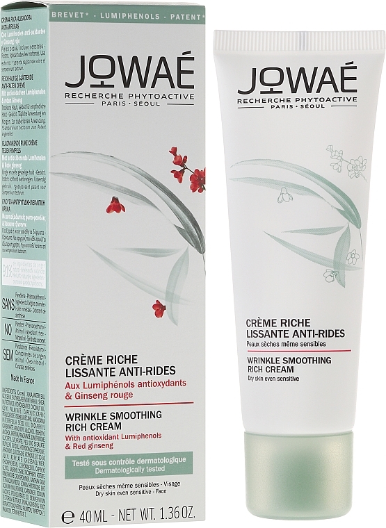 Face Cream for Dry Skin - Jowae Wrinkle Smoothing Rich Cream — photo N1