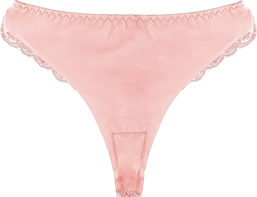 Women Cotton Thongs, pink - Moraj — photo N1