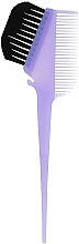 Hair Coloring Brush with Comb, lilac - Comair — photo N1