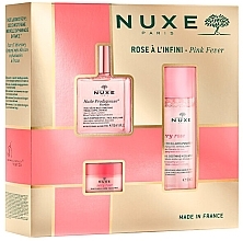 Fragrances, Perfumes, Cosmetics Set - Nuxe Pink Fever (oil/50ml + micellar/water/100ml + lip/balm/15g)