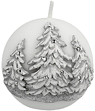 Fragrances, Perfumes, Cosmetics Decorative Candle "Ball. Christmas Trees ", 8 cm - Artman Christmas Tree Candle Ball 