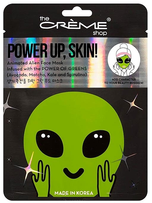 Face Mask - The Creme Shop Power Up Skin Alien Mask — photo N1