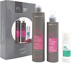 Fragrances, Perfumes, Cosmetics Set for Grey Hair - Eva Professional E-line Blonde (shmp/300ml + spray/200ml + serum/50ml)