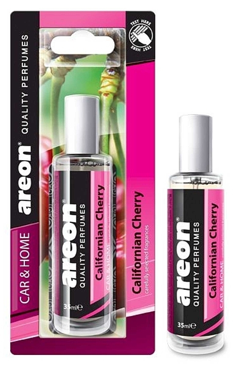 California Cherry Car Fragrance Diffuser - Areon Perfume Blister Californian Cherry — photo N1