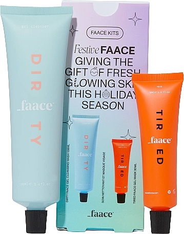 Set - Faace Festive Faace Kit (cleanser/100ml + mask/30ml) — photo N1