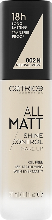 Foundation - Catrice All Matt Shine Control Make Up — photo N1