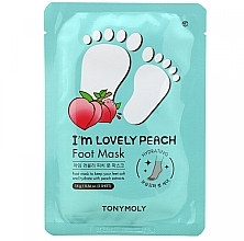 Fragrances, Perfumes, Cosmetics Foot Mask - Tony Moly I'm Lovely Peach Foot Mask