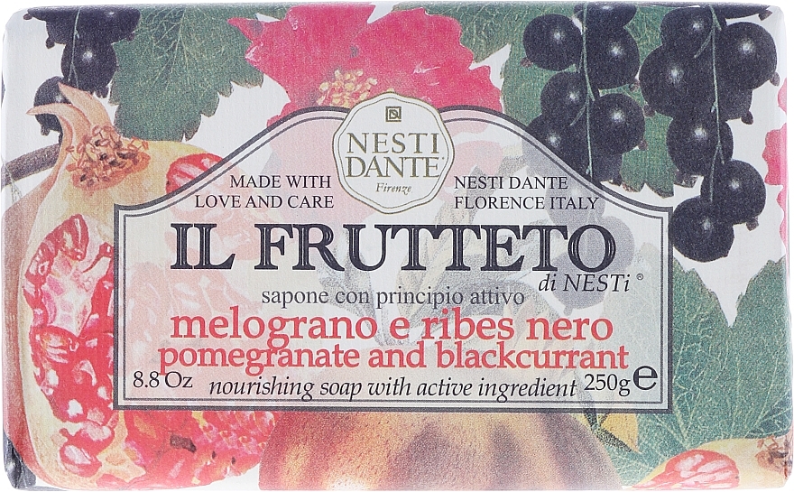 Soap "Pomegranate & Black Currant" - Nesti Dante Il Frutteto Soap — photo N1