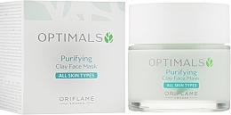 Fragrances, Perfumes, Cosmetics Cleansing Clay Mask for All Skin Types - Oriflame Optimals Purifying Clay Face Mask