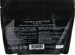 Natural Salt Body Scrub "Peach & Almond" - Enjoy & Joy Enjoy Eco Peach and Almond Body Scrub — photo N7