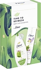 Set - Dove Awakening Body Care Gift Set (sh/gel/255ml + b/lot/250ml) — photo N1