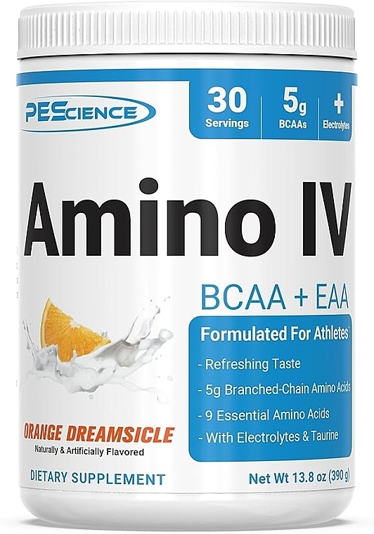 Dietary Supplement - PEScience Amino IV Orange Dreamsicle — photo N2