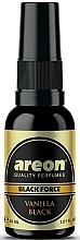 Black Vanilla Air Freshener Spray - Areon Black Force Vanilla Black — photo N1