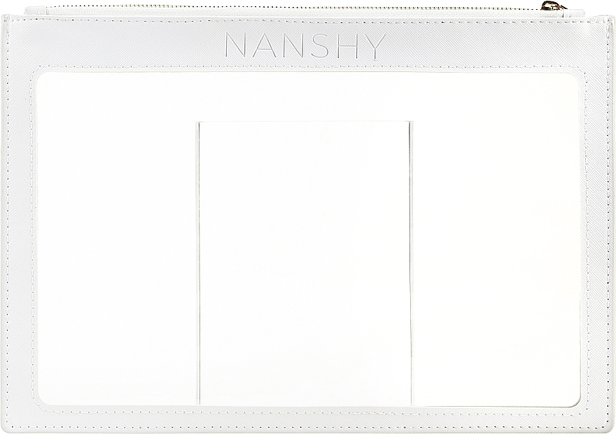 Transparent Makeup Bag, white - Nanshy Clear PVC Makeup Pouch — photo N1